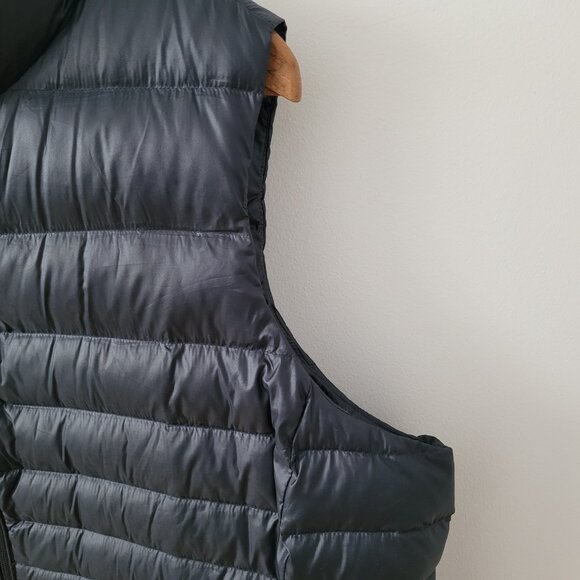Land's End Women's Navy Blue Down Filled Puffer Vest - Picture 3 of 9